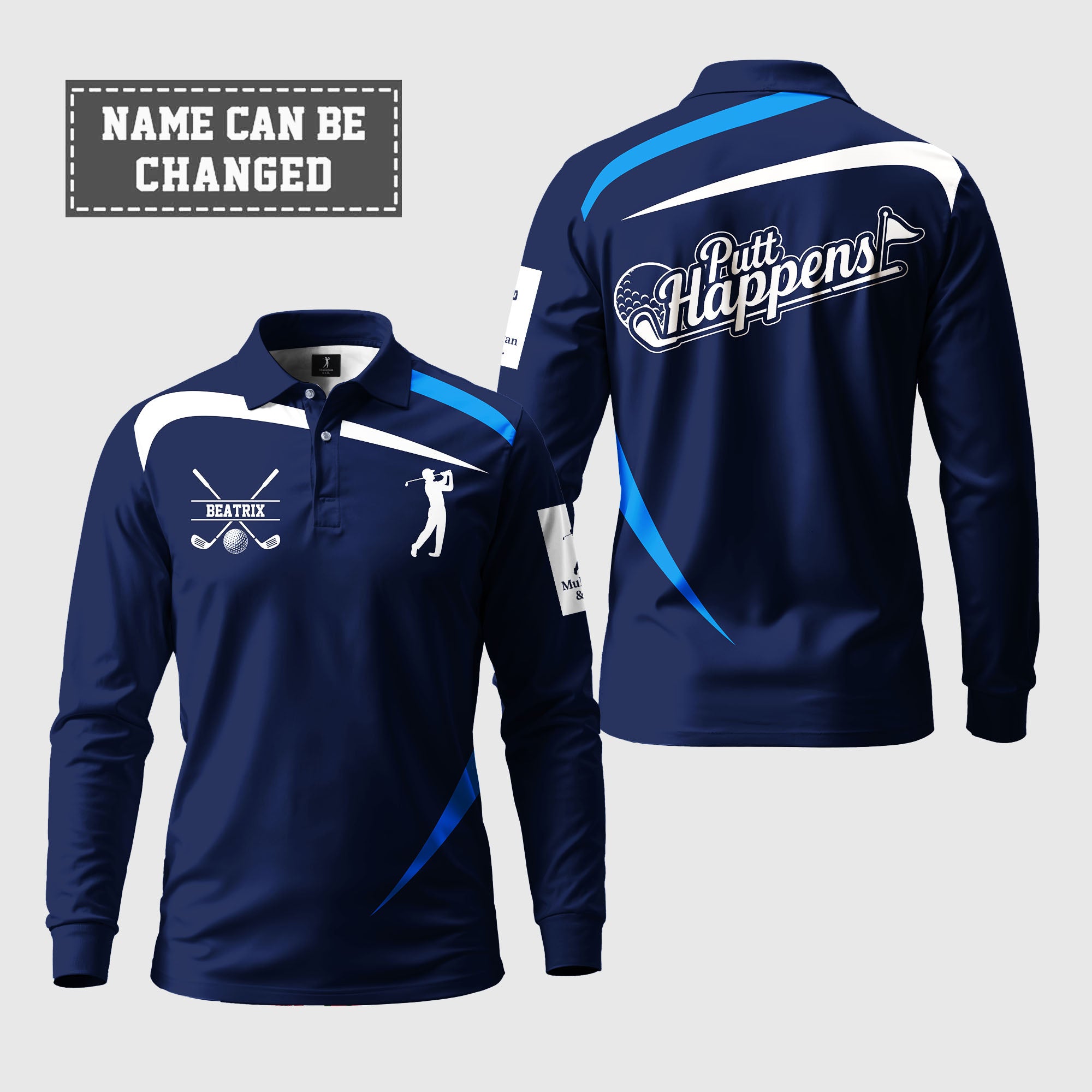 Putt Happens Long Sleeve Polo