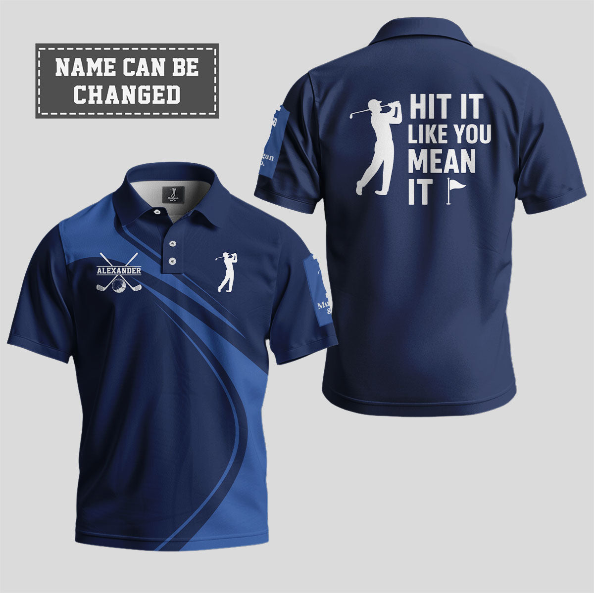 Hit It Like You Mean It Polo Shirt