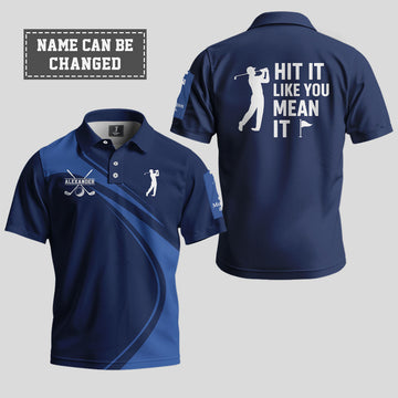 Hit It Like You Mean It Polo Shirt