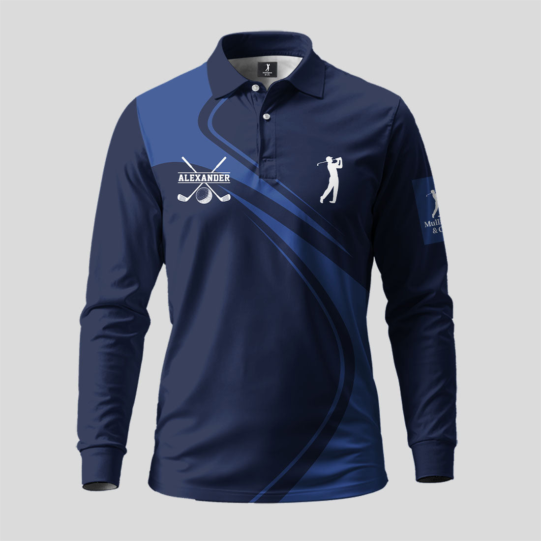 Hit It Like You Mean It Long Sleeve Polo