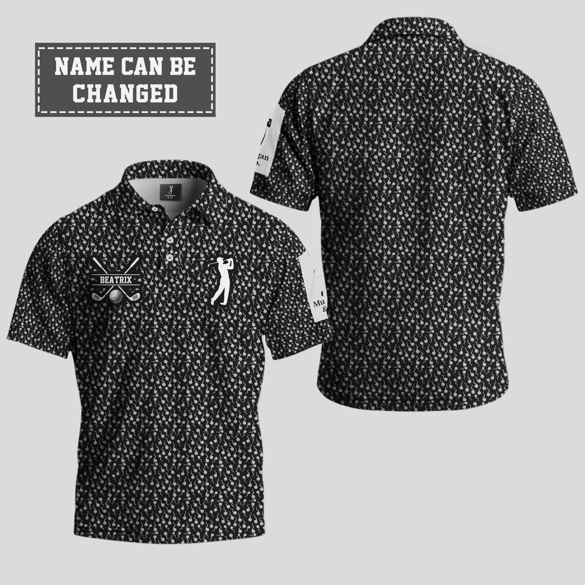 Funny Golf Polo Shirt
