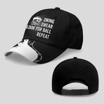 Swing Swear Look for Ball Repeat Baseball Cap