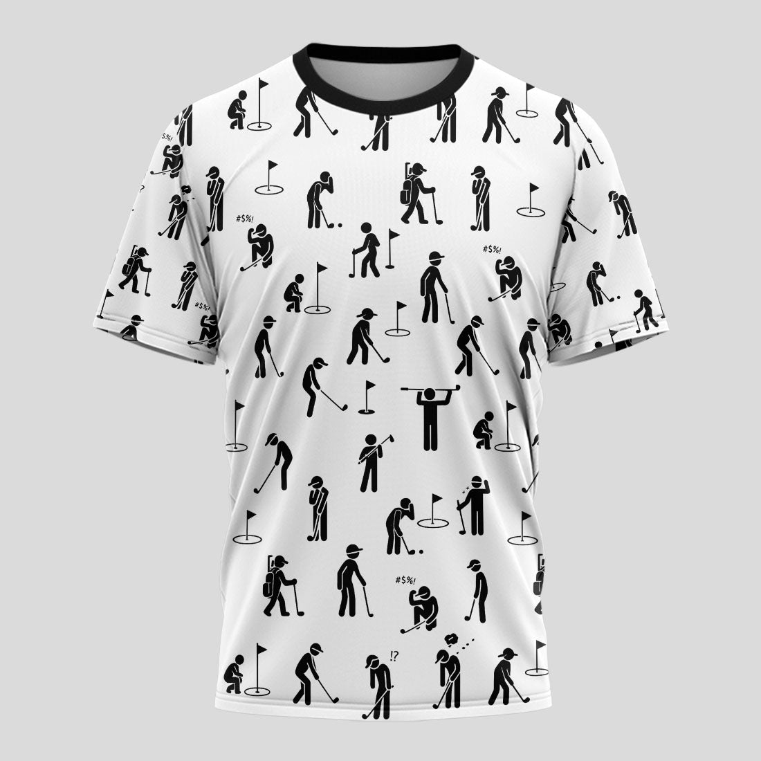 Funny Golfers Pattern TShirt