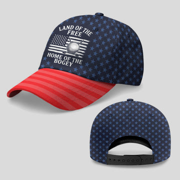 Land of the Free Home of The Bogey Baseball Cap