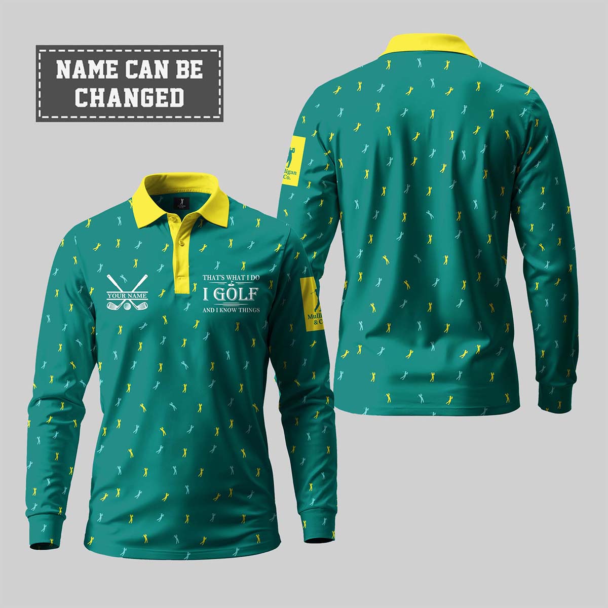 That's What I Do Long Sleeve Polo