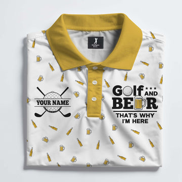 Golf and Beer Polo Shirt