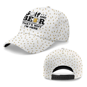 Golf and Beer Baseball Cap
