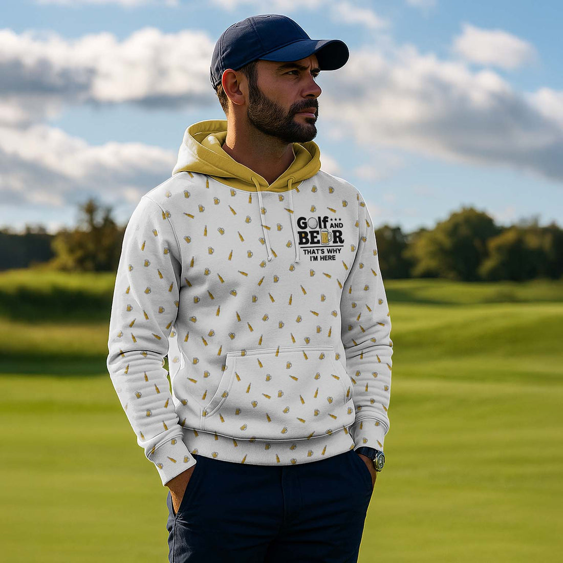 Golf and Beer Hoodie