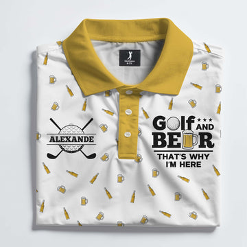 Golf and Beer Polo Shirt 2