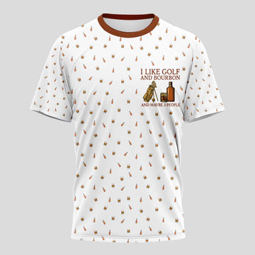 I Like Golf and Bourbon T-Shirt