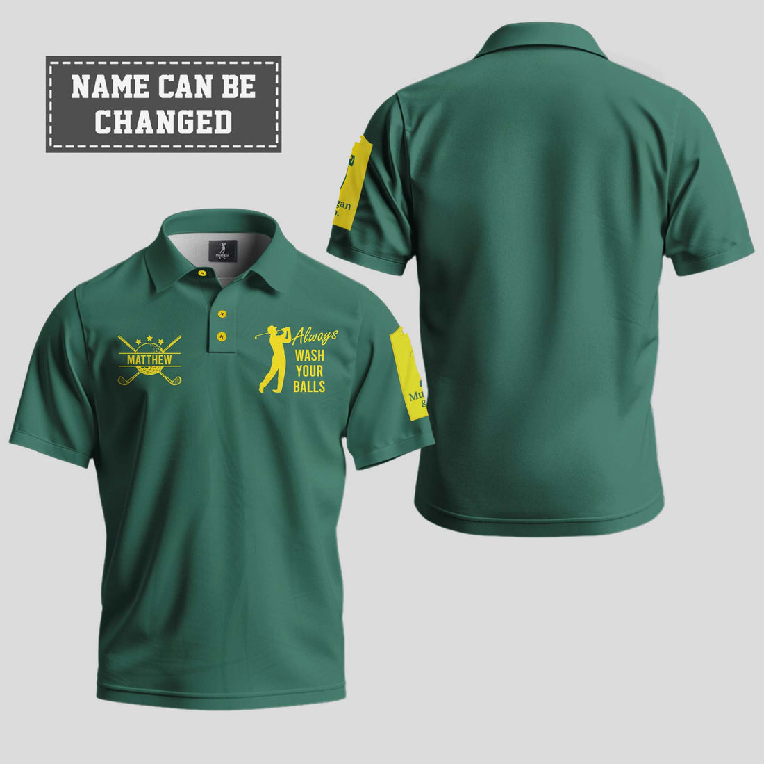 Always Wash Your Ball Champion Polo Shirt